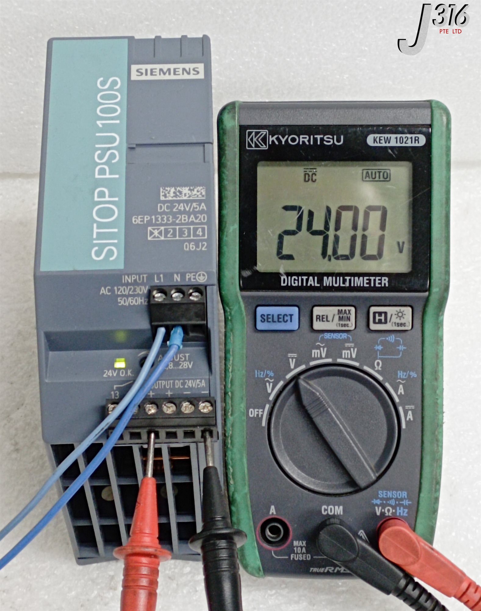 Alimentation DC Siemens SITOP PSU100S 24V 5A - Modèle 6EP1333-2BA20, Occasion Très Bon État